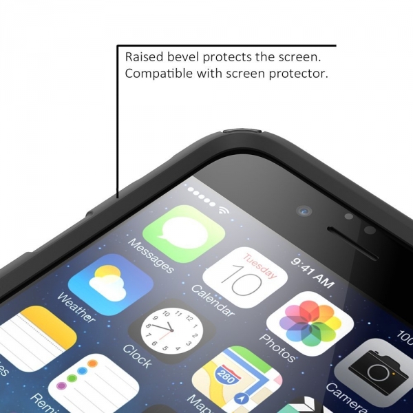 i-Blason Apple iPhone 6 Plus Prime Kickstand Kemer Klipsli Klf-Black