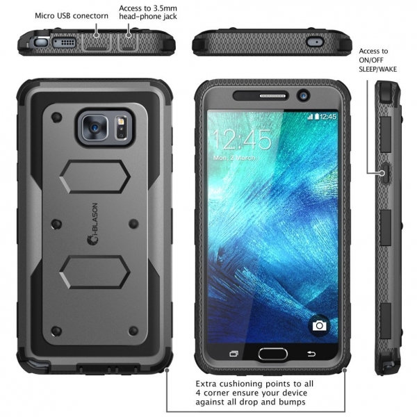 i-Blason Samsung Galaxy Note 5 Armorbox Klf-Black