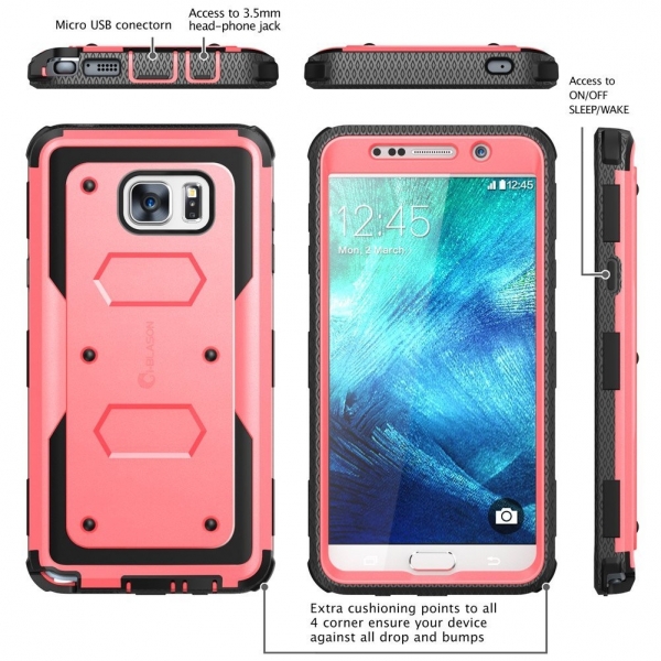 i-Blason Samsung Galaxy Note 5 Armorbox Klf-Pink