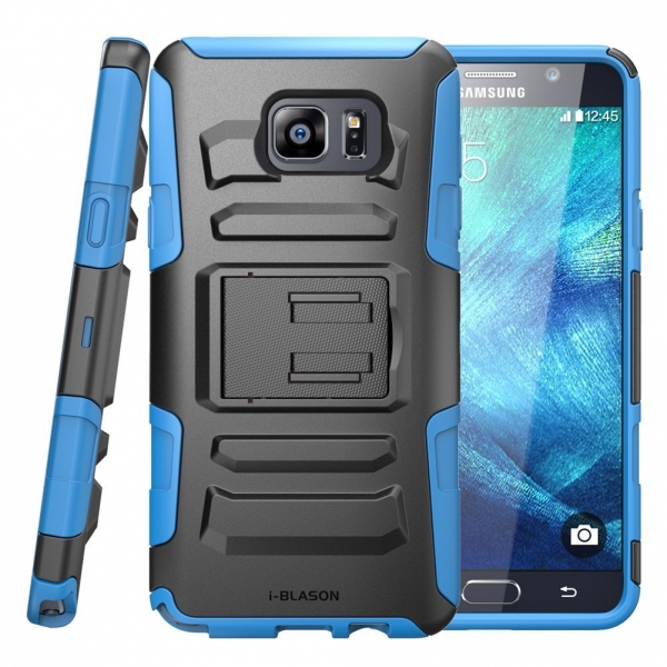 i-Blason Samsung Galaxy Note 5 Prime Serisi Klf-Blue