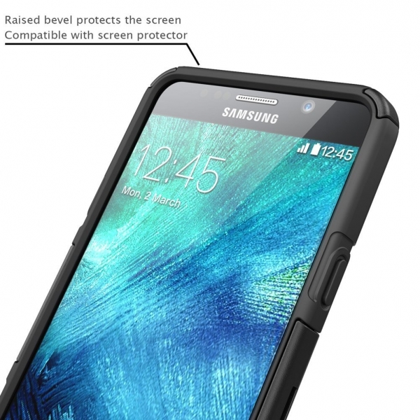 i-Blason Samsung Galaxy Note 5 Prime Serisi Klf-Black