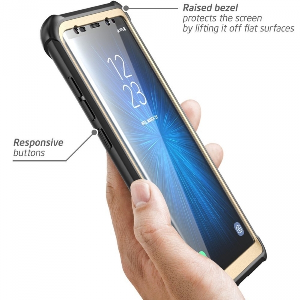 i-Blason Samsung Galaxy Note 8 Rugged Bumper Klf-Gold