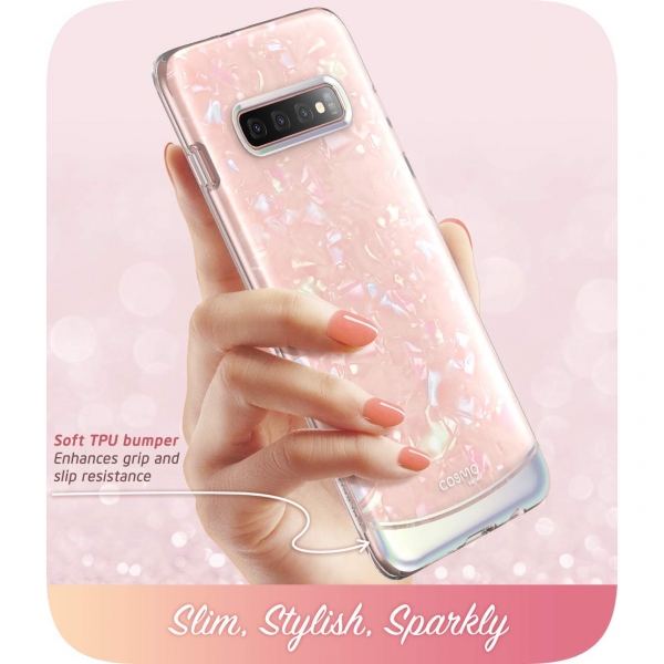 i-Blason Samsung Galaxy S10 Cosmo Serisi Klf-Pink