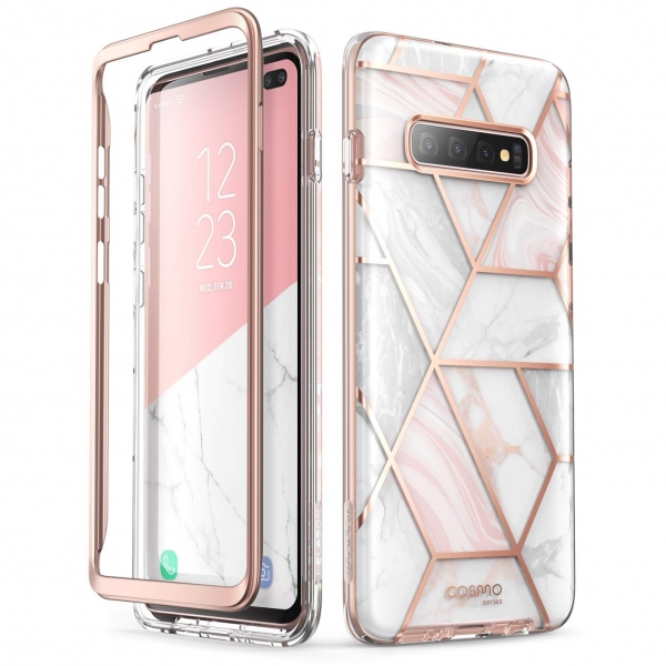 i-Blason Samsung Galaxy S10 Plus Cosmo Serisi Klf-Marble