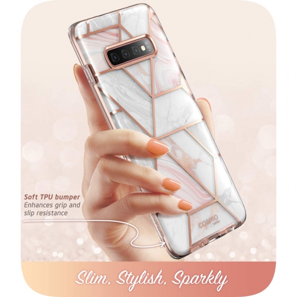 i-Blason Samsung Galaxy S10 Plus Cosmo Serisi Klf-Marble