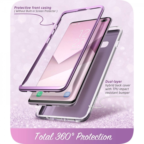 i-Blason Samsung Galaxy S10 Plus Cosmo Serisi Klf-Purple