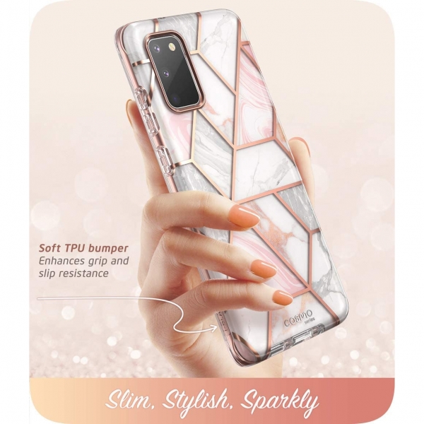 i-Blason Samsung Galaxy S20 FE Cosmo Serisi Klf-Marble