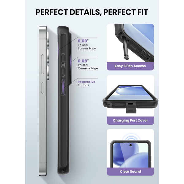 i-Blason Samsung Galaxy S26 Ultra Standl� K�l�f-Black