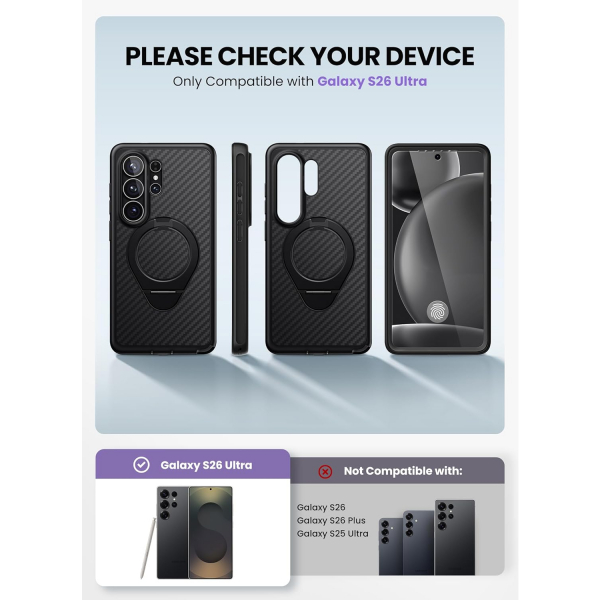 i-Blason Samsung Galaxy S26 Ultra Standl� K�l�f-Aramid