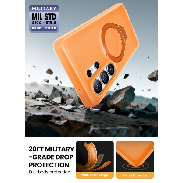 i-Blason Samsung Galaxy S26 Ultra Standl� K�l�f-Coral