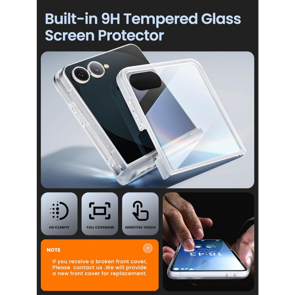 i-Blason Samsung Galaxy Z Flip 7 Cosmo Klf-Clear