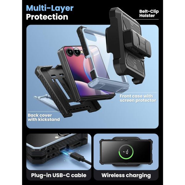 i-Blason Samsung Galaxy Z Flip 7 Armorbox Klf-Tilt