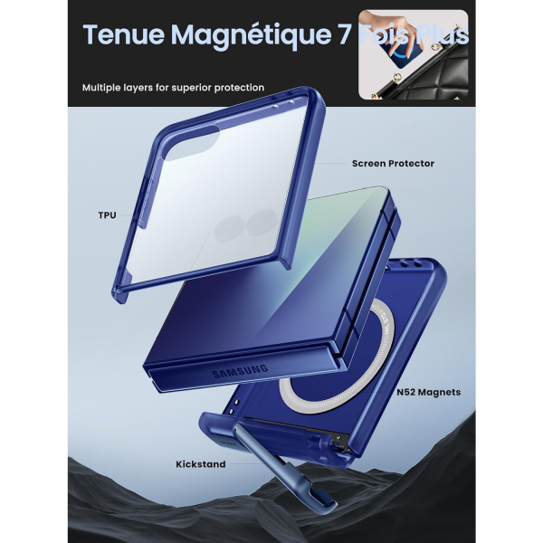 i-Blason Samsung Galaxy Z Flip 7 Cosmo Klf-FrostBlue