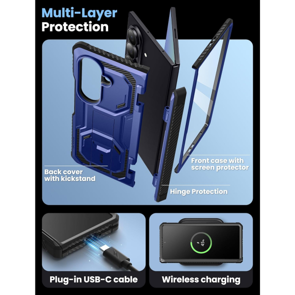 i-Blason Samsung Galaxy Z Fold 7 Armorbox Klf-Blue