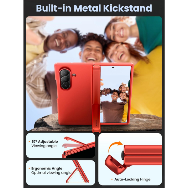 i-Blason Samsung Galaxy Z Fold 7 Cosmo Klf-Red