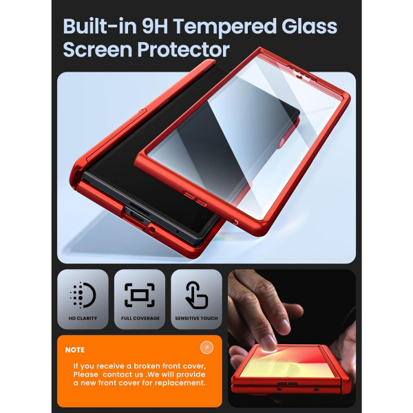 i-Blason Samsung Galaxy Z Fold 7 Cosmo Klf-Red