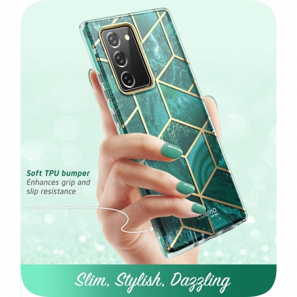 i-Blason Samsung Note 20 Cosmo Serisi Klf-Green