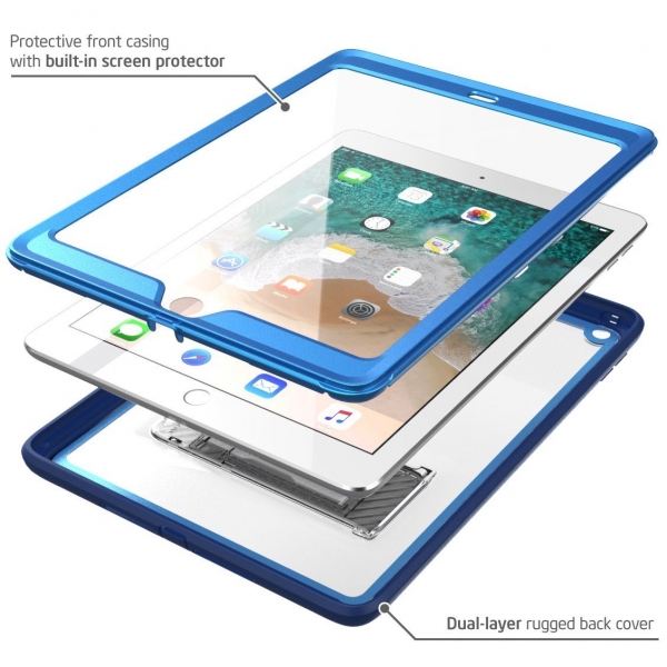 i-Blason iPad Ares Kickstand Klf (9.7 in)-Blue
