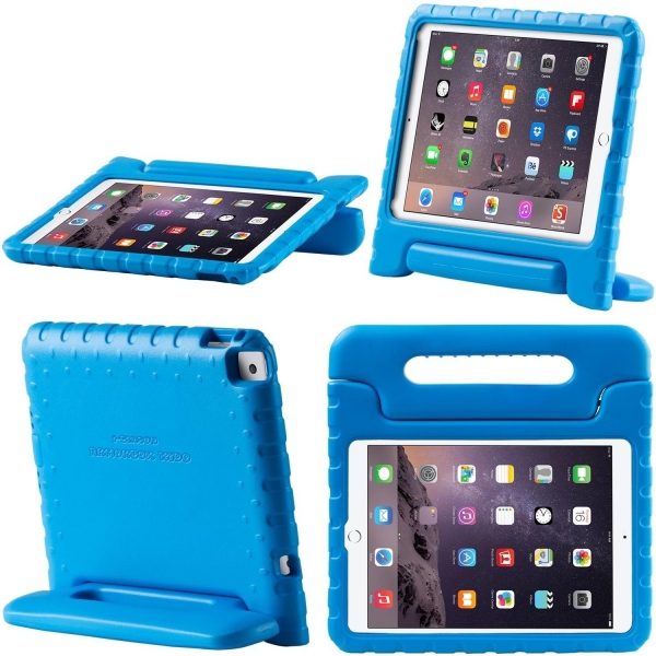 i-Blason iPad ArmorBox Kido Tanabilir Stand Klf (9.7 in)-Blue