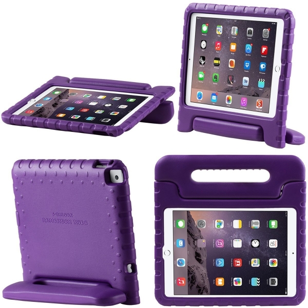 i-Blason iPad ArmorBox Kido Tanabilir Stand Klf (9.7 in)-Purple