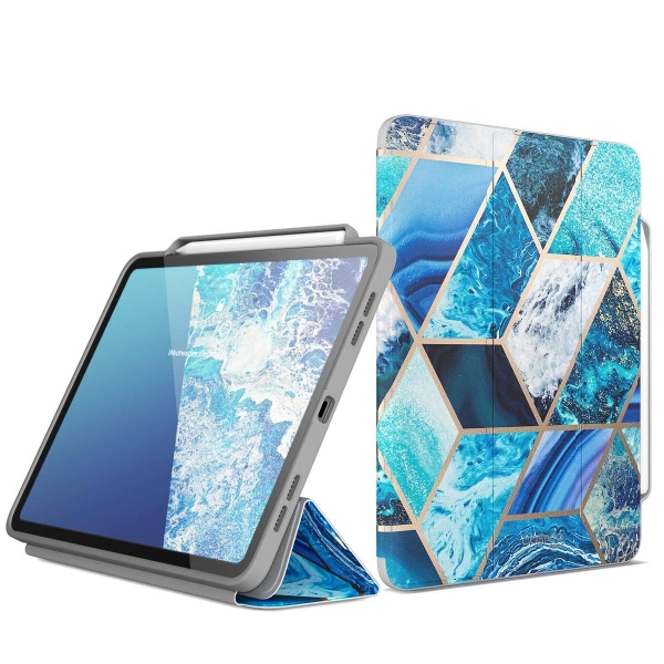 i-Blason iPad Pro Cosmo Serisi Standl Klf (11 in)(2018)-Blue