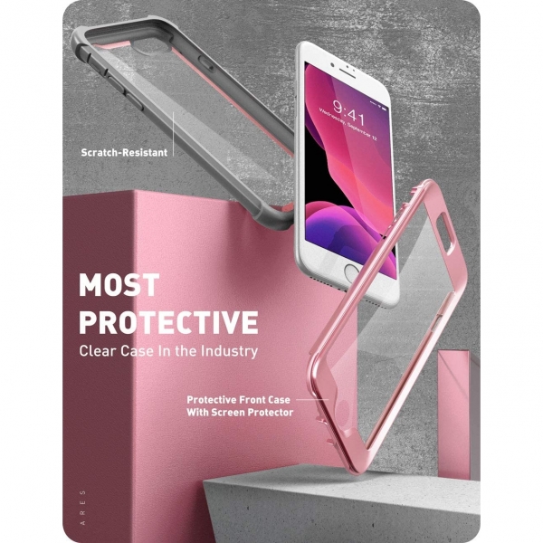 i-Blason iPhone SE Ares Serisi Klf (2. Nesil)-Pink
