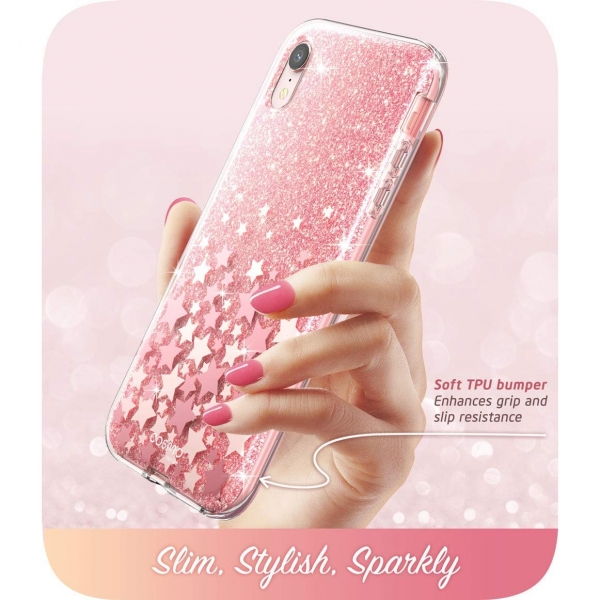 i-Blason iPhone XR Cosmo Serisi Klf-Glitter