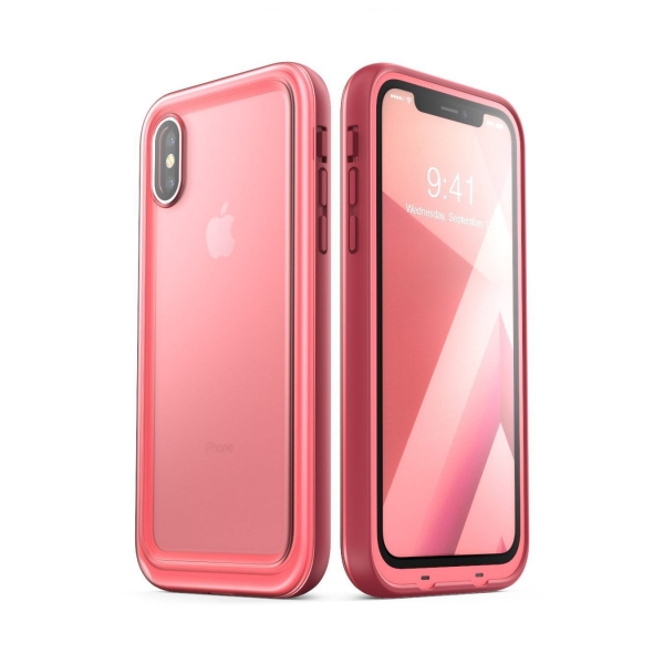 i-Blason iPhone XS / X Aegis Su Geirmez Klf-Frost-Pink