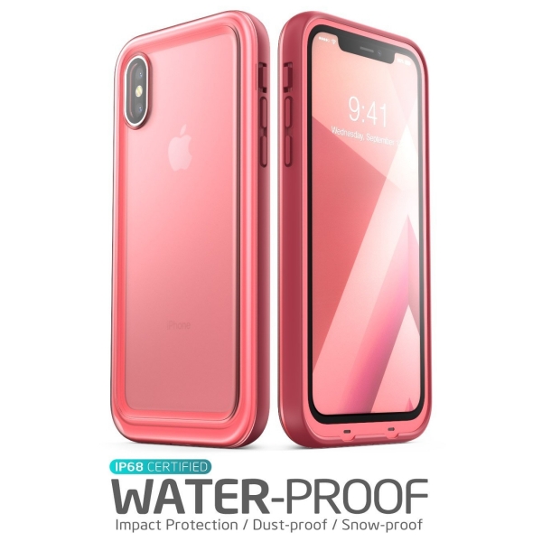 i-Blason iPhone XS / X Aegis Su Geirmez Klf-Frost-Pink