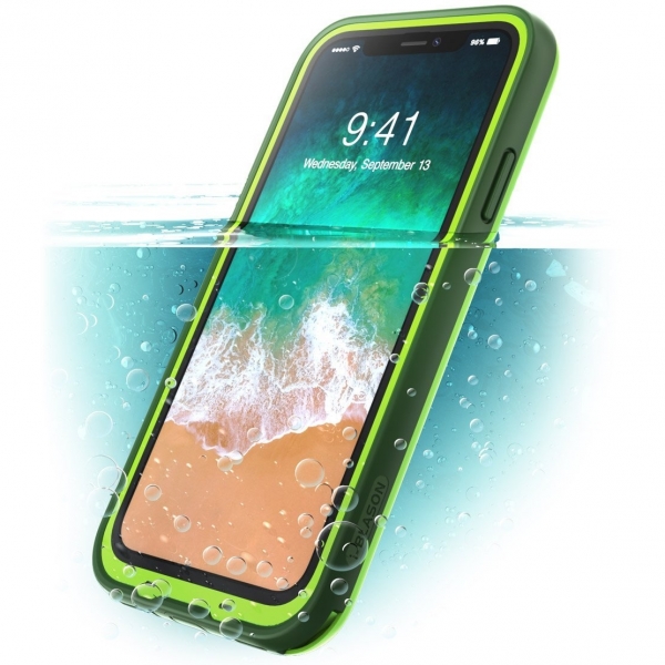 i-Blason iPhone XS / X Aegis Su Geirmez Klf-Frost-Green