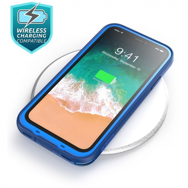 i-Blason iPhone XS / X Aegis Su Geirmez Klf-Frost-Blue