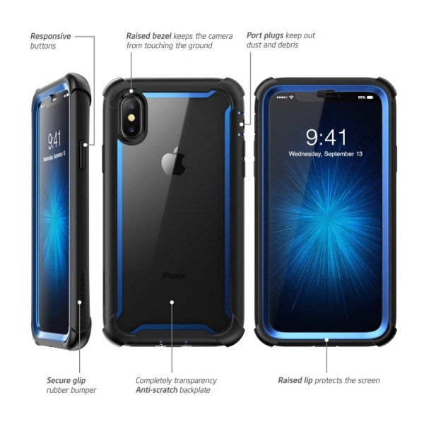 i-Blason iPhone XS Max Ares Serisi Klf-Blue