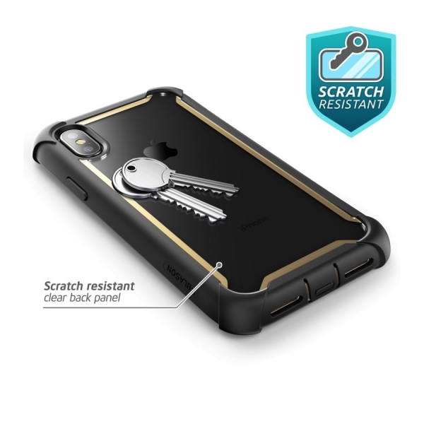 i-Blason iPhone XS Max Ares Serisi Klf-Gold