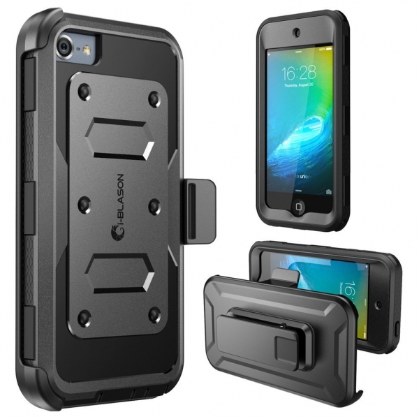 i-Blason iPod Touch Armorbox Klf (5. ve 6.Nesil)-Black