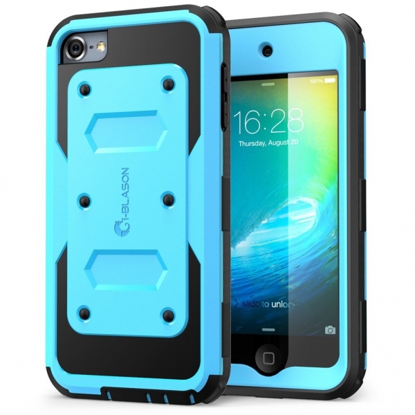 i-Blason iPod Touch Armorbox Klf (5. ve 6.Nesil)-Blue