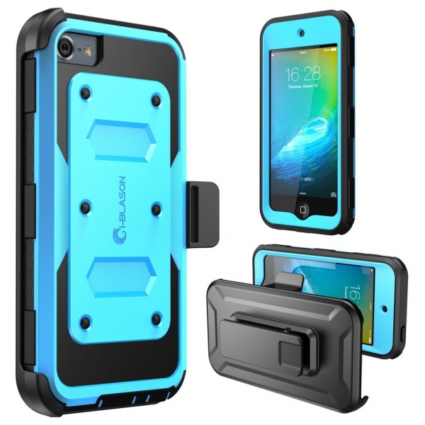 i-Blason iPod Touch Armorbox Klf (5. ve 6.Nesil)-Blue