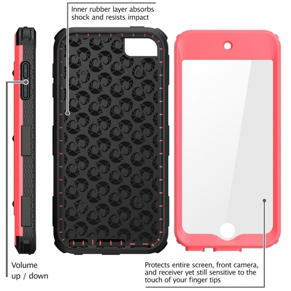 i-Blason iPod Touch Armorbox Klf (5. ve 6.Nesil)-Pink