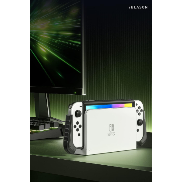 i-blason Armorbox Serisi Nintendo Switch OLED Koruyucu Klf -Green