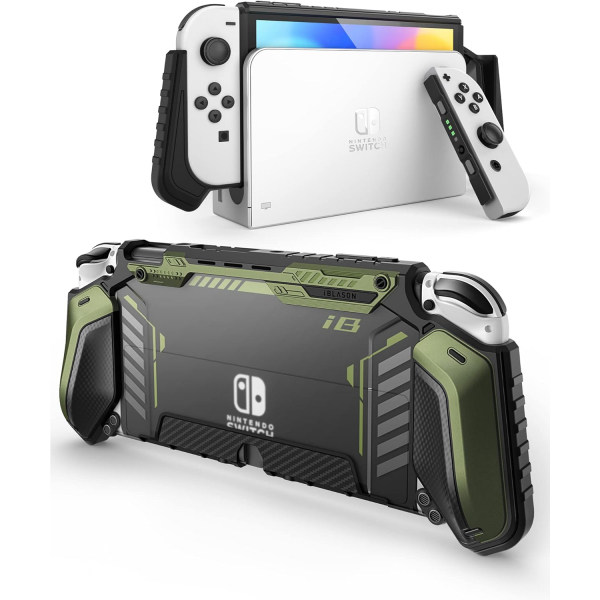 i-blason Armorbox Serisi Nintendo Switch OLED Koruyucu Klf -Green
