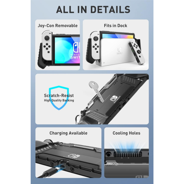 i-blason Armorbox Serisi Nintendo Switch OLED Koruyucu Klf -Clax