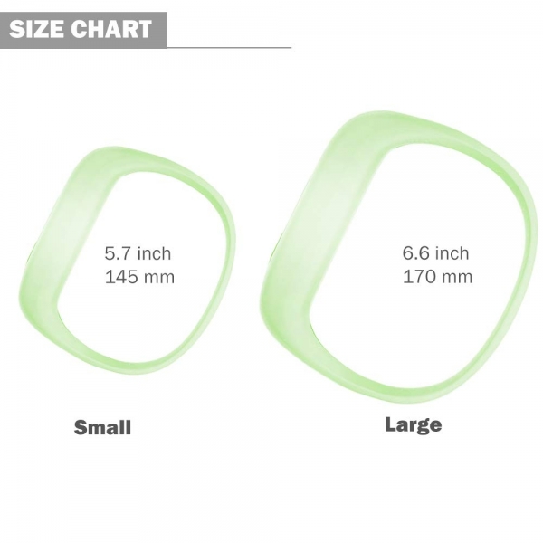 iBREK Garmin Vivofit JR Silikon Kay (Small)-Phosphorescent Green