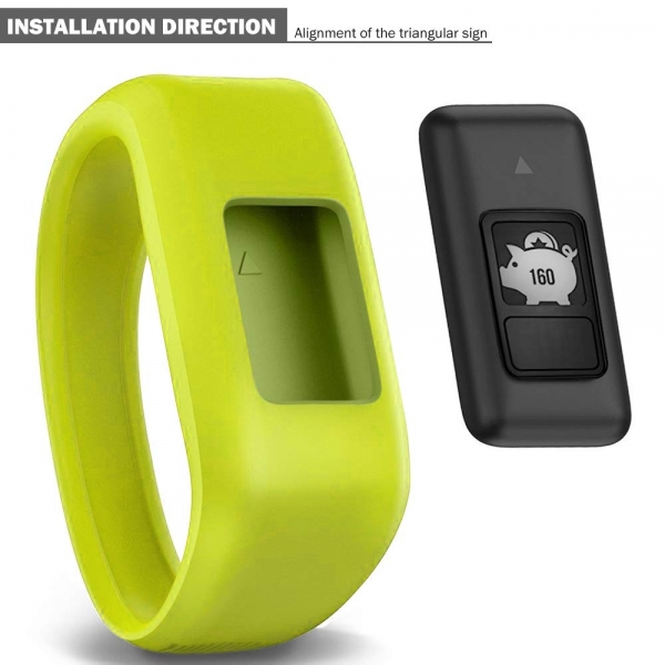 iBREK Garmin Vivofit JR Silikon Kay (Small)-Lime