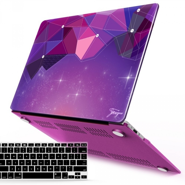 iBenzer Macbook Air Klf (13 in)- Purple Galaxy