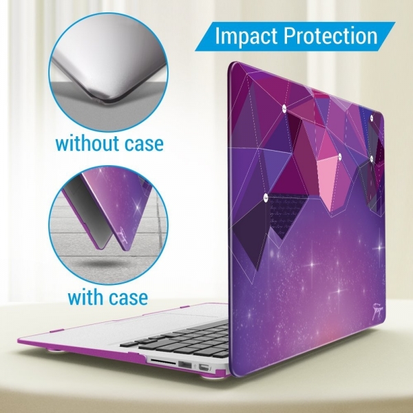 iBenzer Macbook Air Klf (13 in)- Purple Galaxy