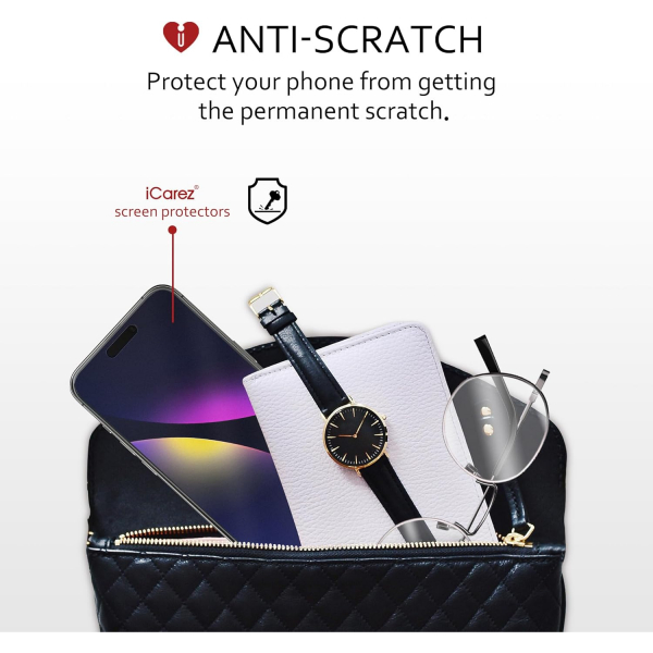 iCarez Apple iPhone 17/17 Pro Ekran Koruyucu (3 Adet)