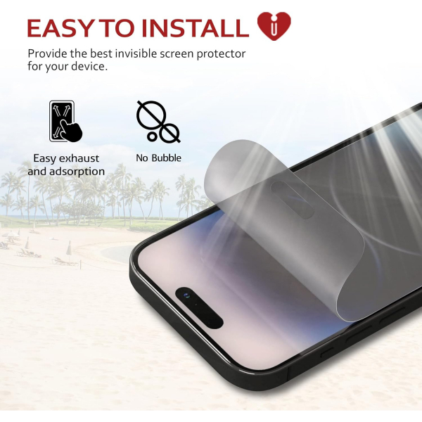 iCarez Apple iPhone 17/17 Pro Ekran Koruyucu (3 Adet)