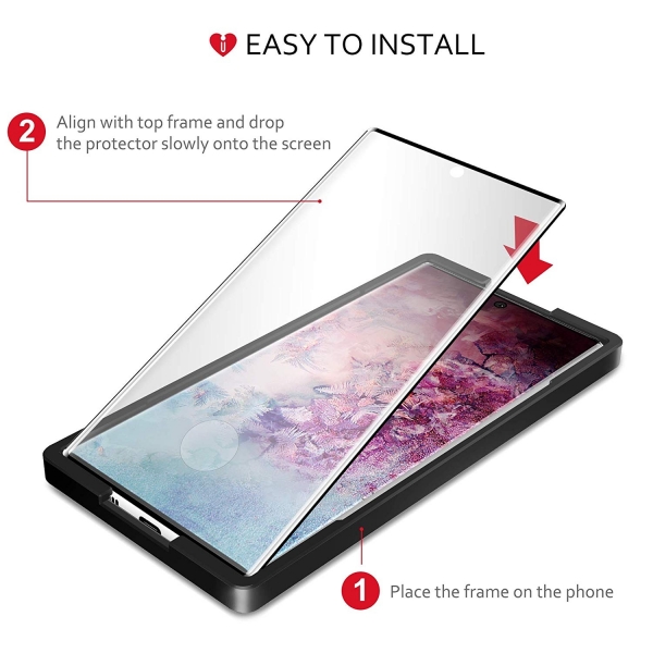 iCarez Galaxy Note 10 Temperli Cam Ekran Koruyucu(2 Adet)