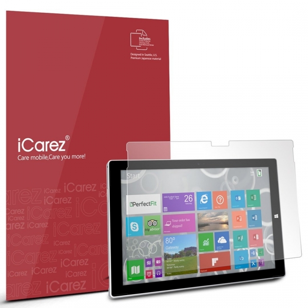 iCarez Microsoft Surface Pro 4 Mat Ekran Koruyucu Film (2 Adet)