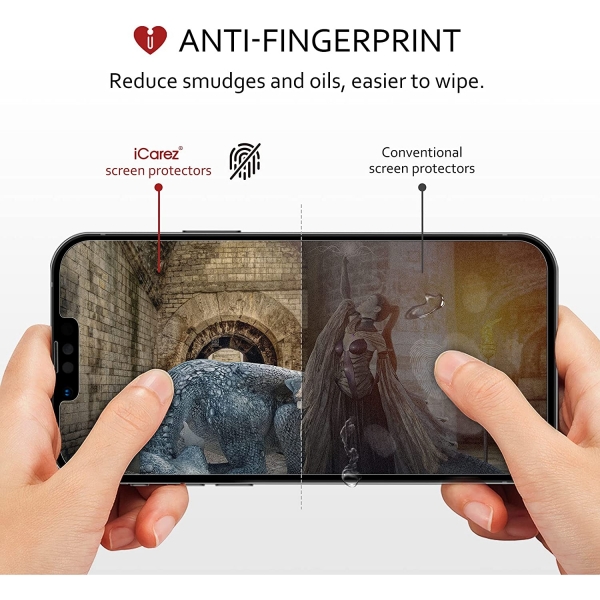 iCarez iPhone 14 Mat Ekran Koruyucu Film (3 Adet)