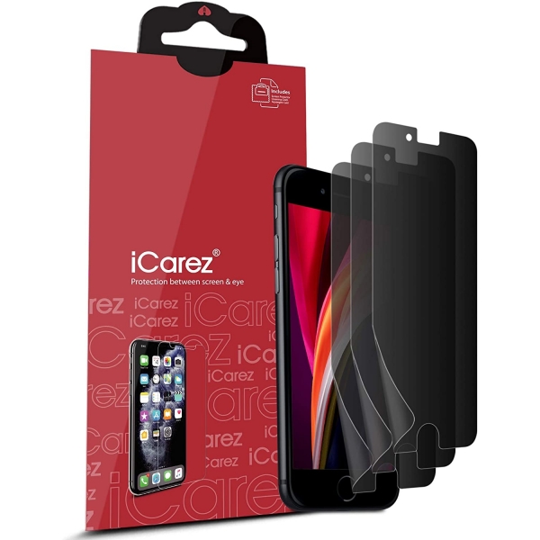 iCarez iPhone SE Privacy Film Ekran Koruyucu(4 Adet)(2. Nesil)